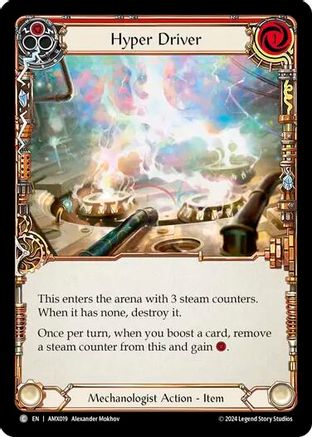 Hyper Driver (Red) (AMX019) - Armory Deck: Maxx Nitro