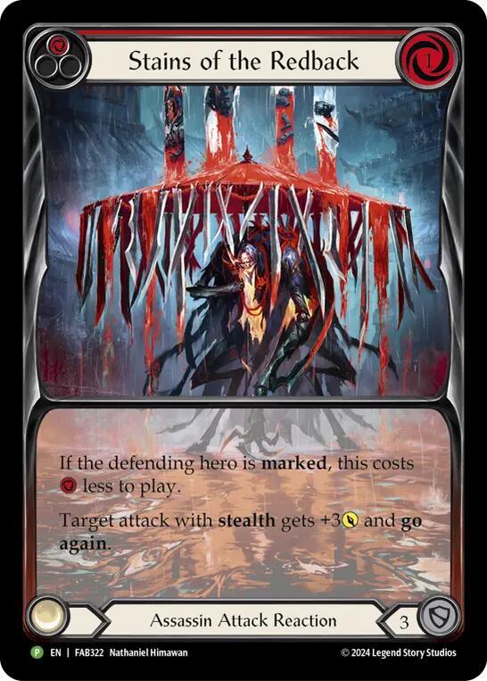 Stains of the Redback (Red) Promo