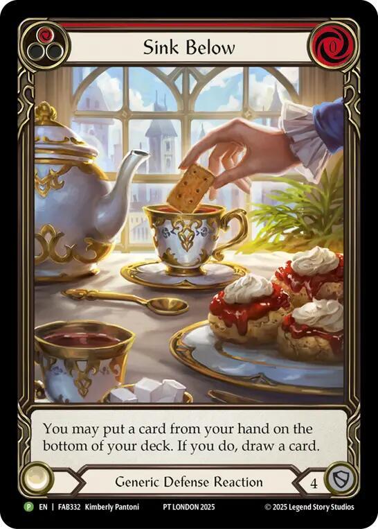 Sink Below (Red) Rainbow Foil Promo