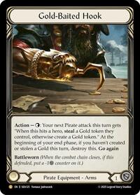 Gold-Baited Hook Cold Foil