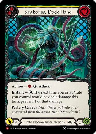 Sawbones, Dock Hand (CC Label) (AGB019) - Armory Deck: Gravy Bones