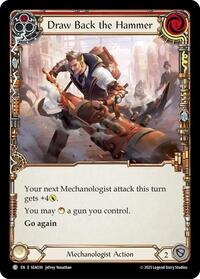 Draw Back the Hammer Rainbow Foil