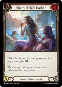 Sirens of Safe Harbor (Red) Rainbow Foil