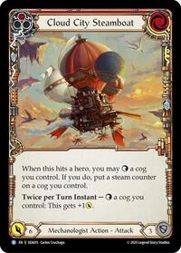 Cloud City Steamboat (Red) Rainbow Foil