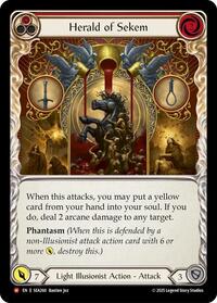 Herald of Sekem Rainbow Foil