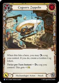 Cogwerx Zeppelin (Yellow) Rainbow Foil