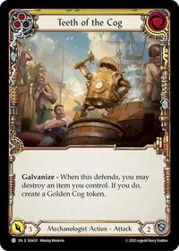 Teeth of the Cog (Yellow) Rainbow Foil