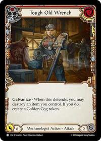 Tough Old Wrench (Red) Rainbow Foil