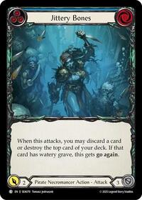 Jittery Bones (Blue) Rainbow Foil