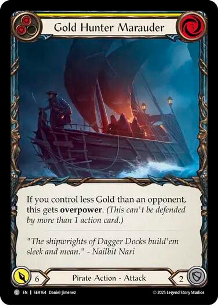 Gold Hunter Marauder (SEA164)  Rainbow Foil