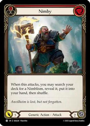Nimby (Red) (SEA220) - High Seas Rainbow Foil