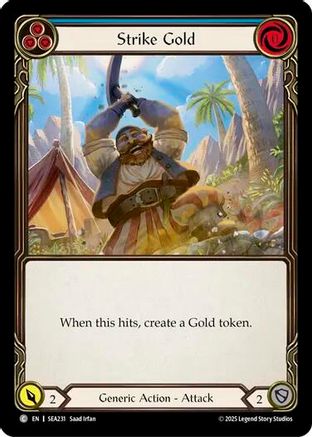 Strike Gold (Blue) (SEA231) - High Seas