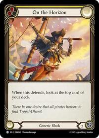 On the Horizon (Yellow) Rainbow Foil