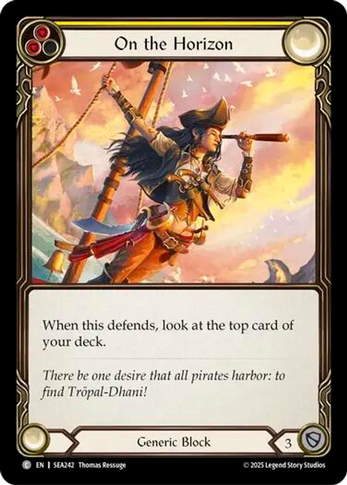 On the Horizon (Yellow) (SEA242)  Rainbow Foil