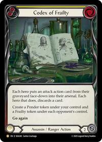 Codex of Frailty Rainbow Foil