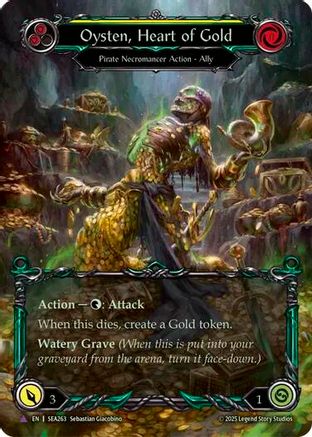 Oysten, Heart of Gold (SEA263) - High Seas Cold Foil