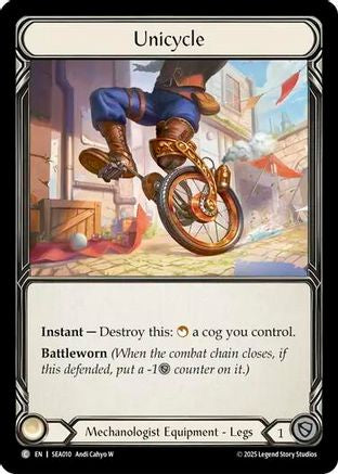 Unicycle (Treasure) (SEA010) - High Seas Cold Foil