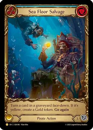 Sea Floor Salvage (Treasure) (SEA146) - High Seas Cold Foil