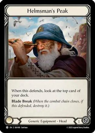 Helmsman's Peak (Treasure) (SEA180) - High Seas Cold Foil