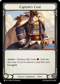 Captain's Coat (Treasure) Cold Foil