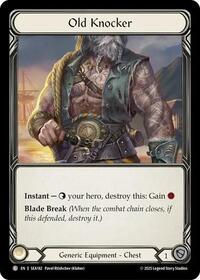 Old Knocker Cold Foil