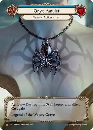 Onyx Amulet (Treasure) (SEA191) - High Seas Cold Foil