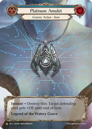 Platinum Amulet (Treasure) (SEA194) - High Seas Cold Foil