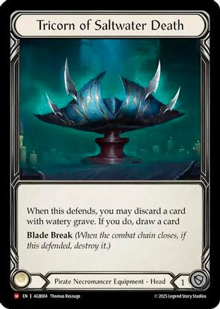 Tricorn of Saltwater Death (AGB004) - Armory Deck: Gravy Bones Rainbow Foil