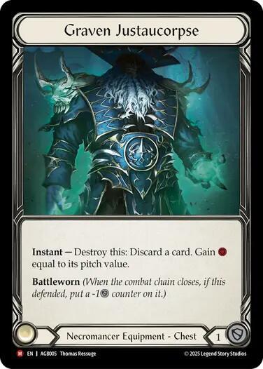 Graven Justaucorpse Rainbow Foil Armory Deck