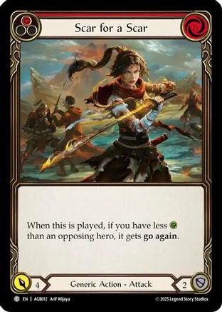 Scar for a Scar (Red) (AGB012) - Armory Deck: Gravy Bones