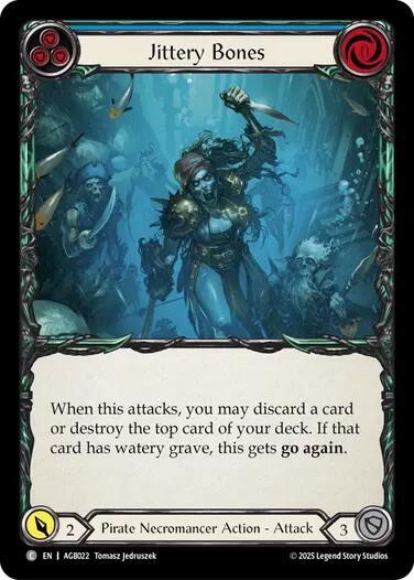 Jittery Bones (Blue) Armory Deck