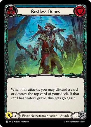 Restless Bones (Blue) (AGB024) - Armory Deck: Gravy Bones
