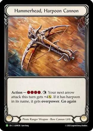 Hammerhead, Harpoon Cannon (GEM038) - GEM Pack 2 Cold Foil