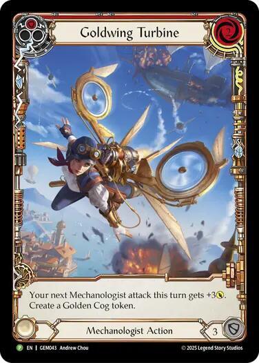 Goldwing Turbine (Red) Rainbow Foil