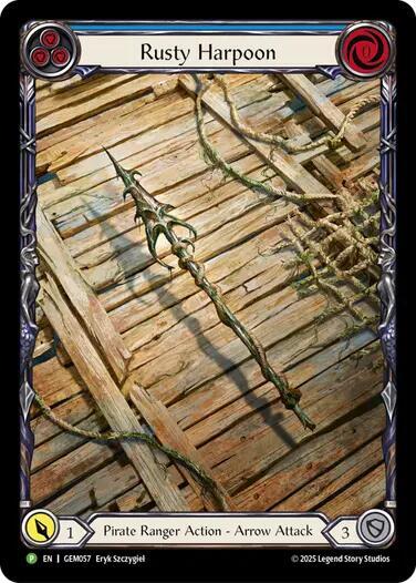 Rusty Harpoon Rainbow Foil