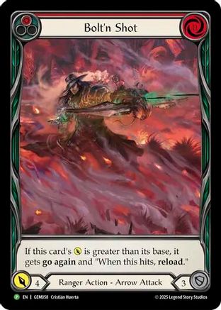 Bolt'n Shot (Red) (GEM058) - GEM Pack 2