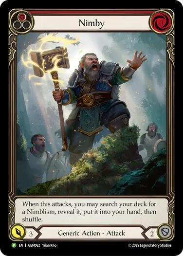 Nimby (Red) Rainbow Foil