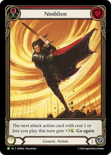 Nimblism (Red) Rainbow Foil