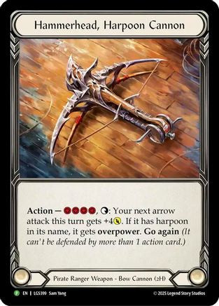 Hammerhead, Harpoon Cannon (LGS399) (LGS399) - Flesh and Blood: Promo Cards Rainbow Foil