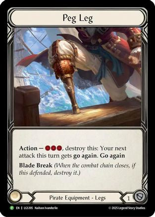 Peg Leg (LGS395) (LGS395) - Flesh and Blood: Promo Cards Cold Foil