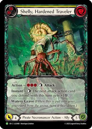 Shelly, Hardened Traveler (LGS408) (LGS408) - Flesh and Blood: Promo Cards Rainbow Foil