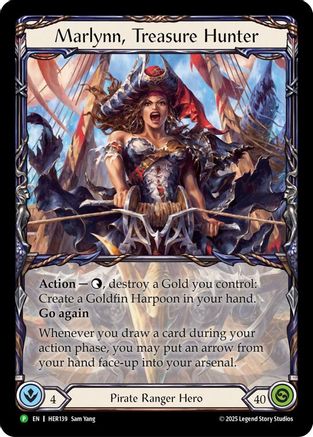 Marlynn, Treasure Hunter - HER139 (HER139) - Flesh and Blood: Promo Cards Rainbow Foil