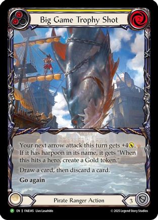 Big Game Trophy Shot - FAB345 (FAB345) - Flesh and Blood: Promo Cards Rainbow Foil