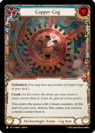 Copper Cog - FAB351 (FAB351) - Flesh and Blood: Promo Cards Cold Foil