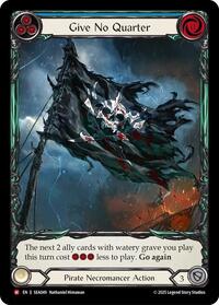 Give No Quarter (Extended Art) Rainbow Foil