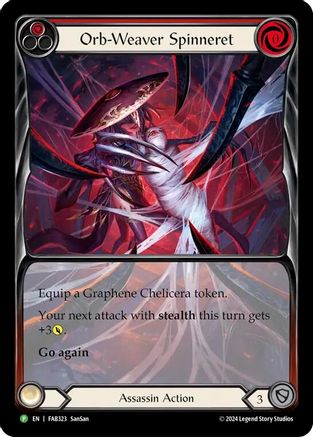 Orb-Weaver Spinneret - FAB323 (FAB323) - Flesh and Blood: Promo Cards Rainbow Foil