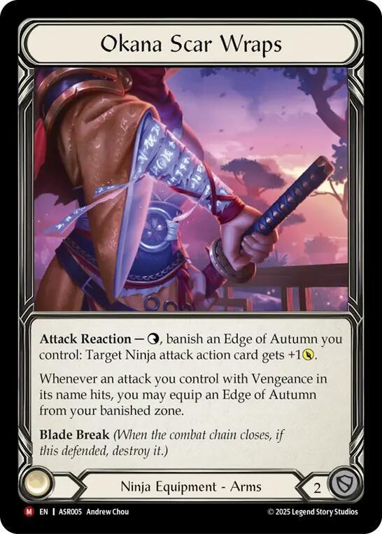 Okana Scar Wraps Rainbow Foil Armory Deck