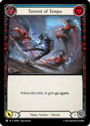 Torrent of Tempo (Blue) (ASR024) - Armory Deck: Ira