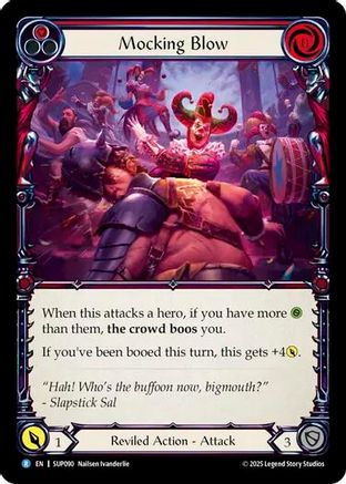 Mocking Blow (Red) (SUP090) - Super Slam