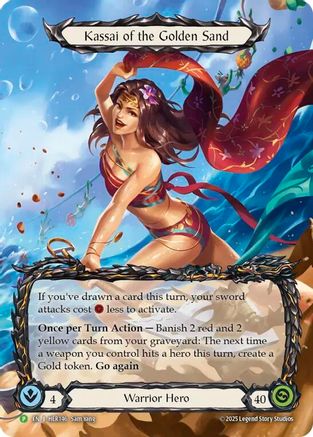 Kassai of the Golden Sand - HER146 (HER146) - Flesh and Blood: Promo Cards Rainbow Foil